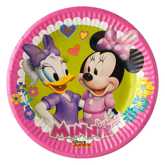 Minnie party tányér 20cm - 6db