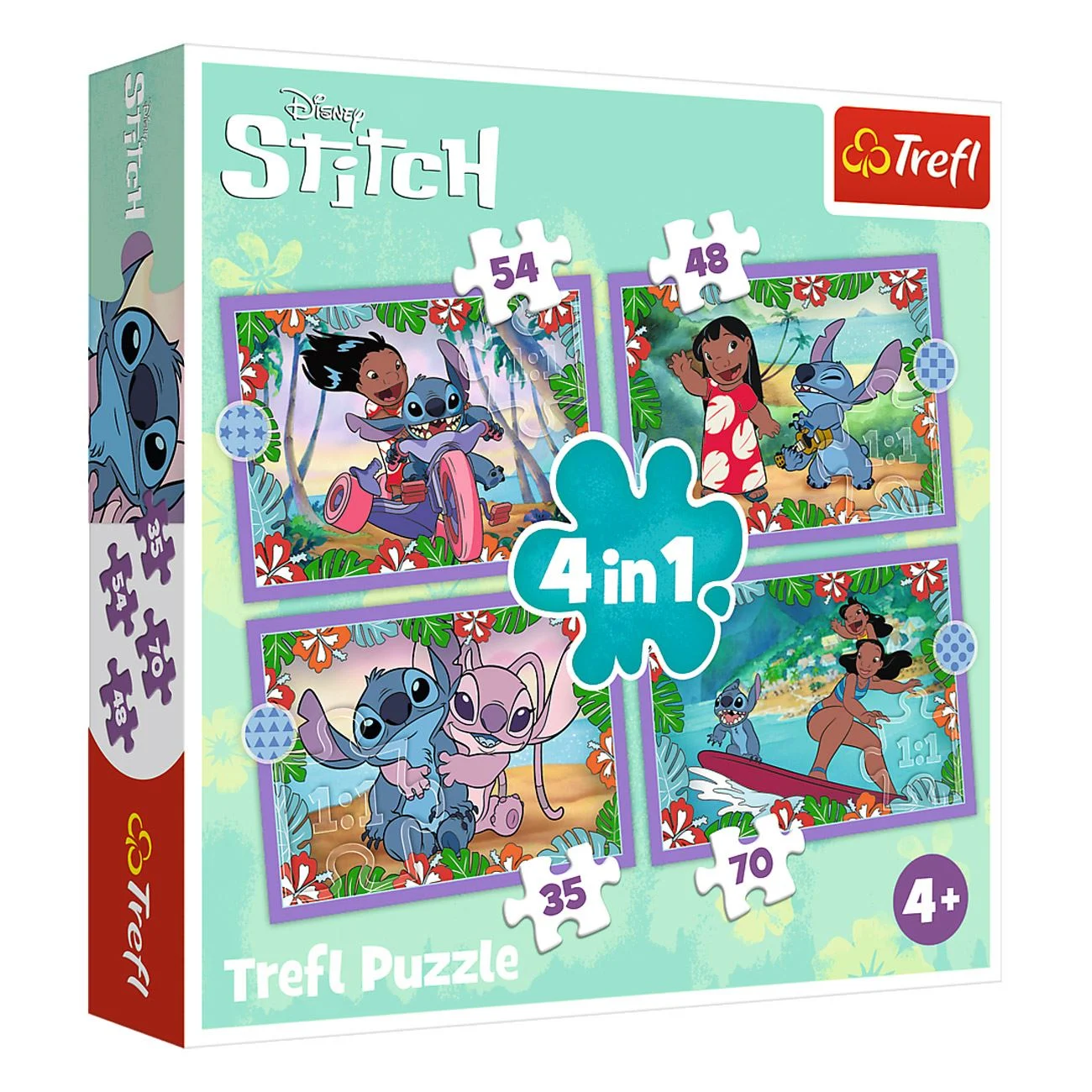 Lilo & Stitch 4 az 1-ben puzzle - Trefl