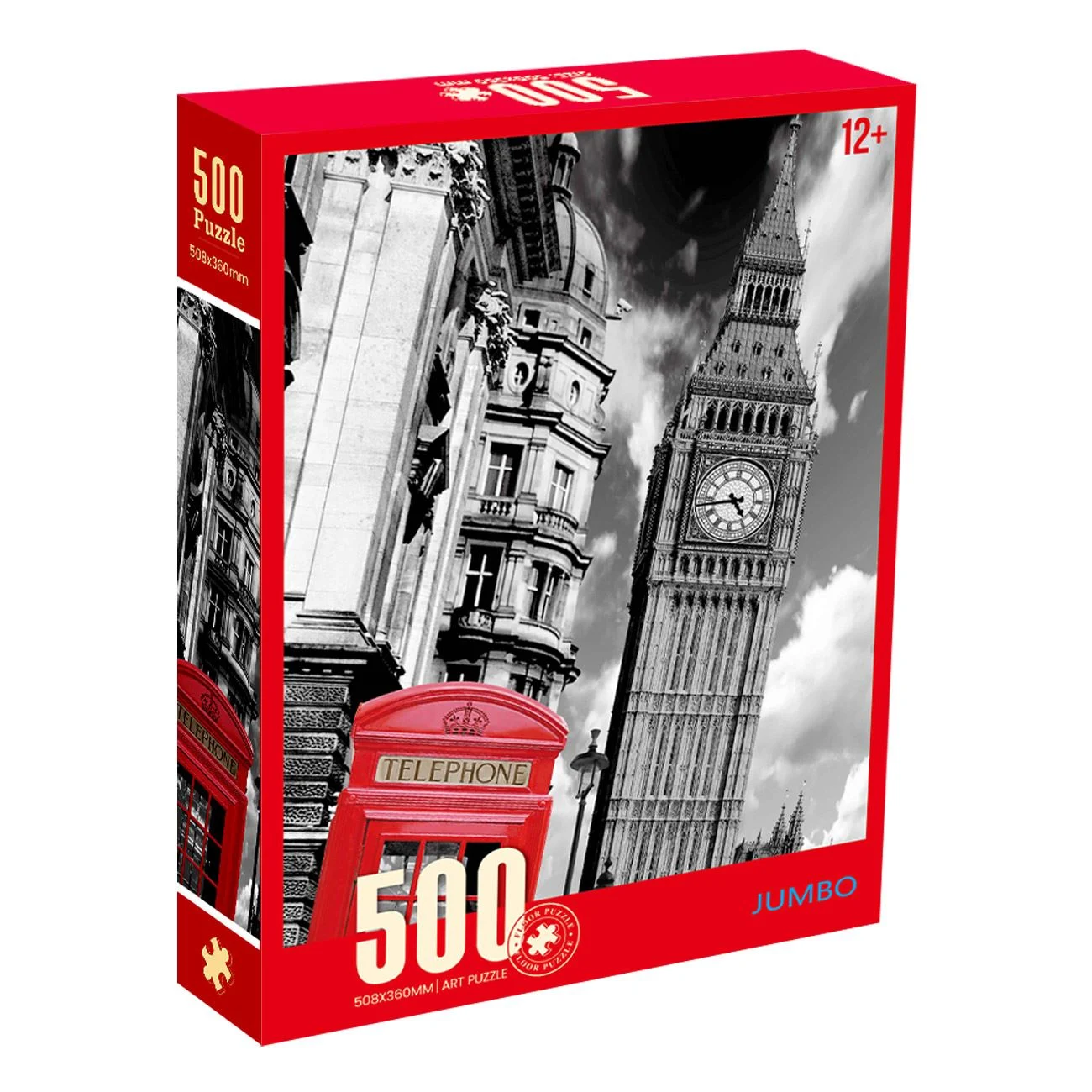 Big Ben Puzzle telefonfülke piros (500 darab)