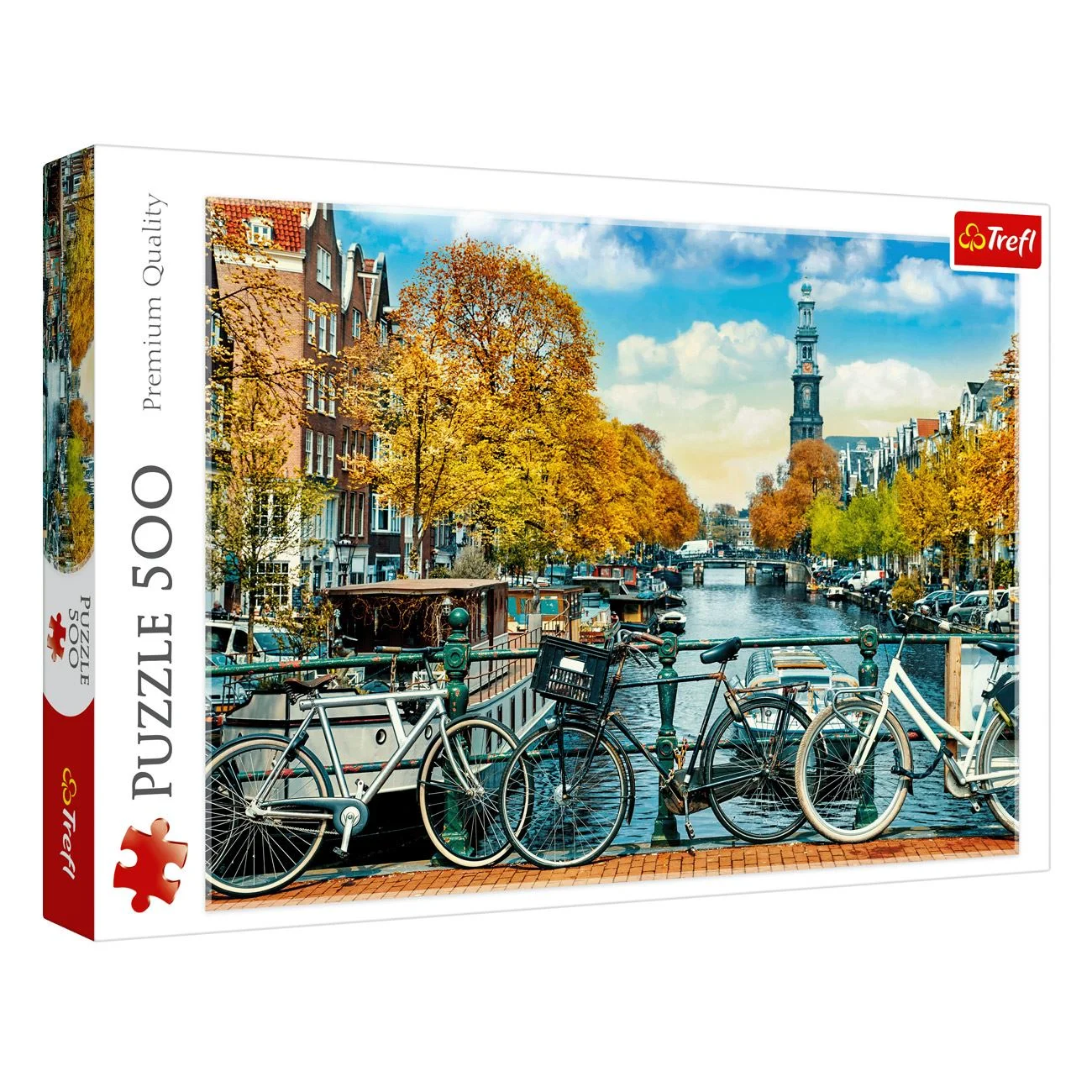 Amszterdami kerékpárhíd puzzle (500 db) - Trefl