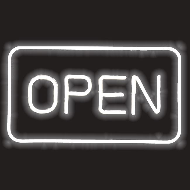 LED neon lámpa "Open" 41x23.5cm