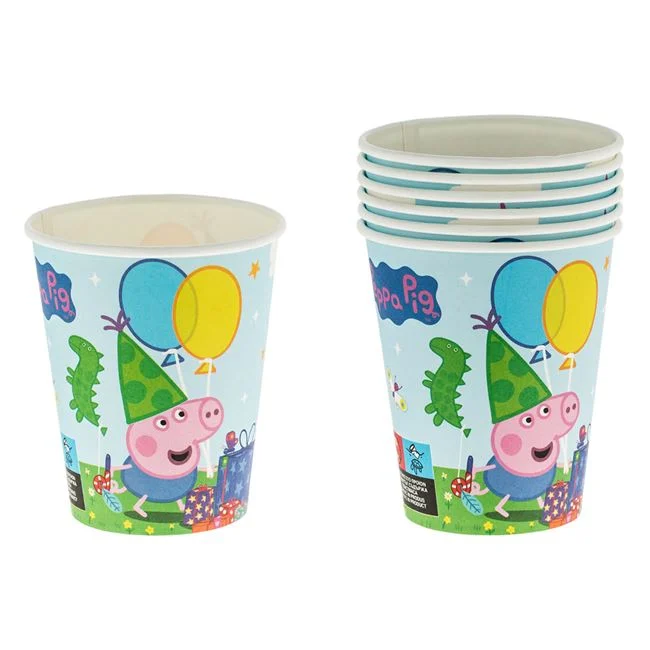 Peppa party papírpohár 240ml - 6db