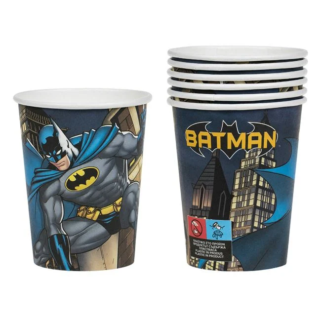 Batman parti pohár 240ml - 6db